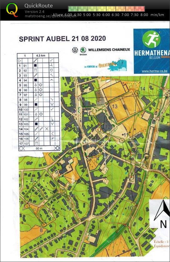 Sprint Vendredi - Aubel (21-08-2020)