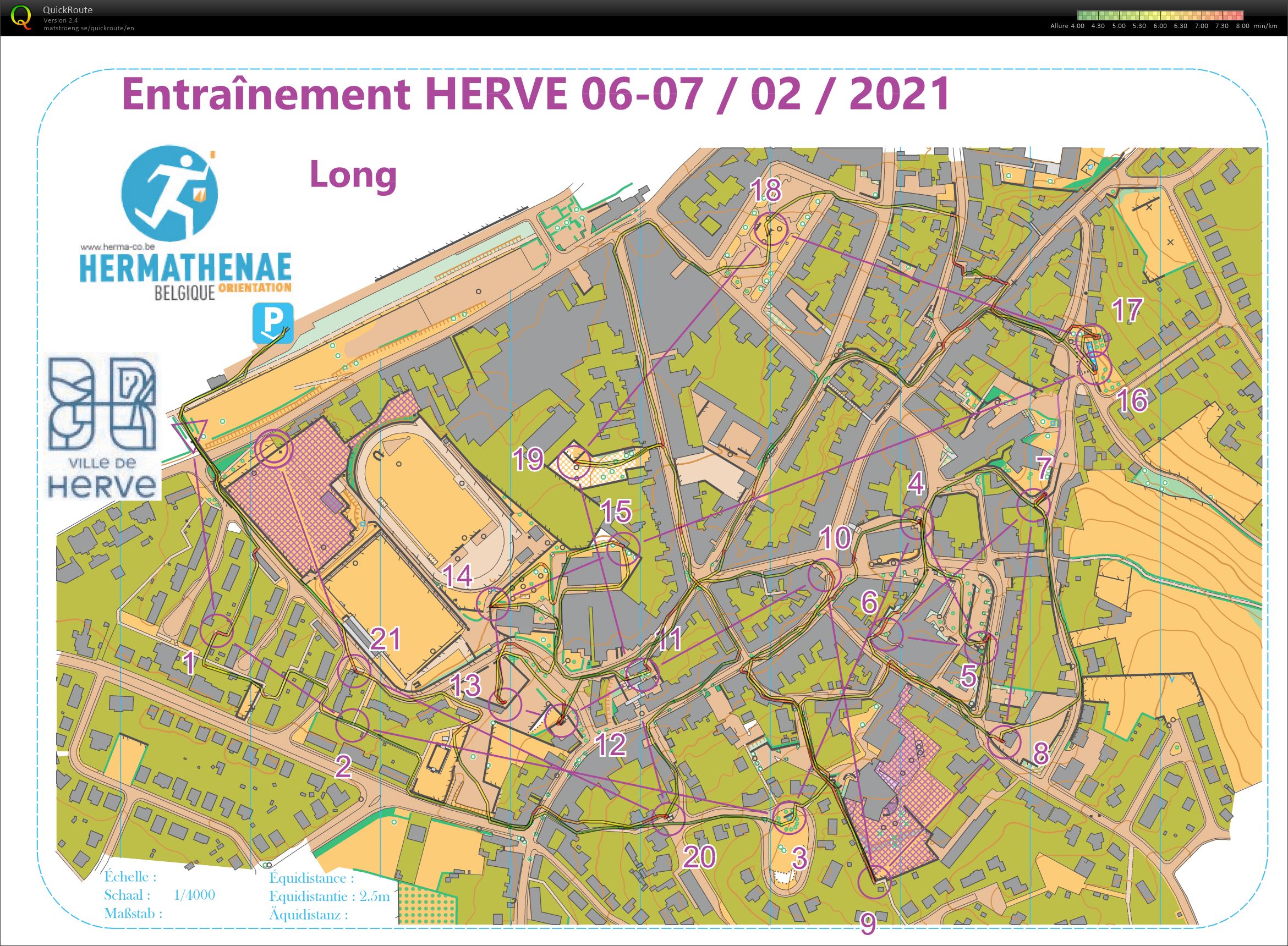Entrainement Haut-Niveau - Herve (07-02-2021)