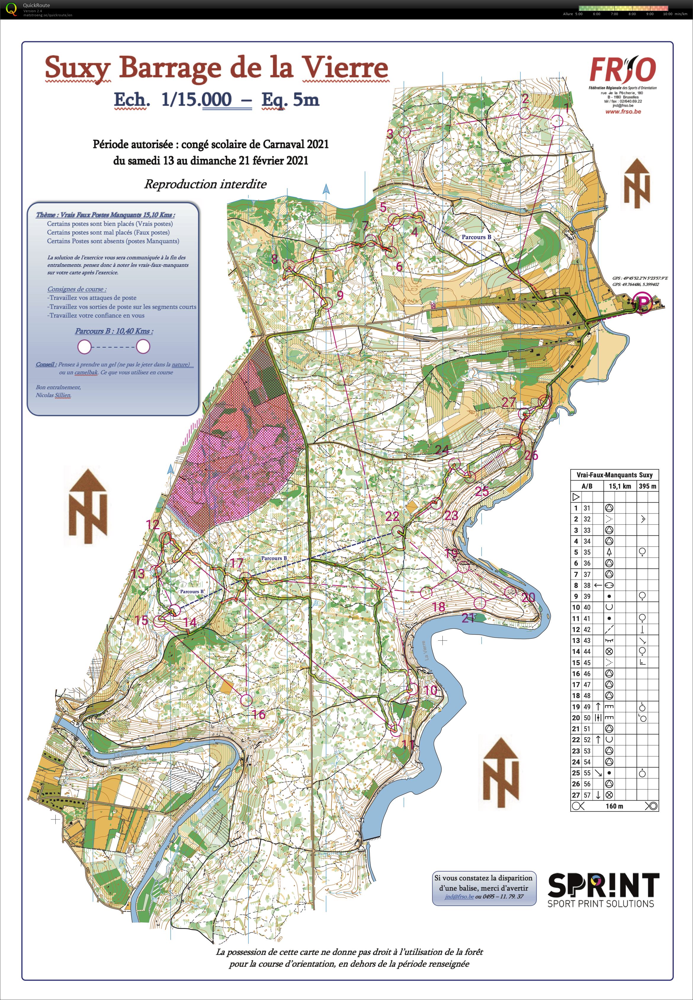 Congé de Carnaval - Vrai Faux Manquants  (14-02-2021)