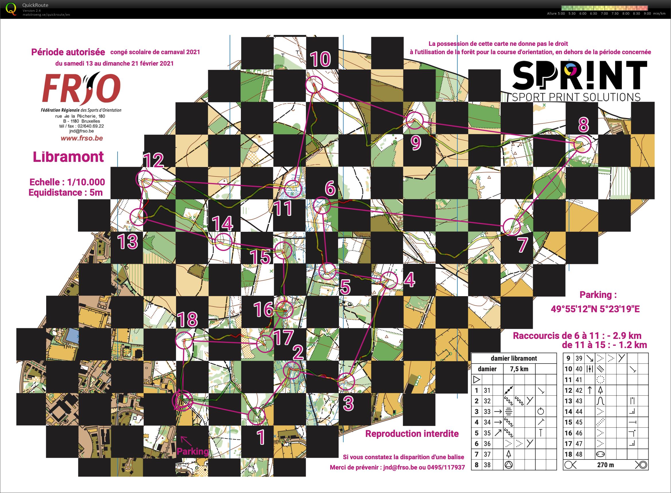 Congé de Carnaval - Damier (20-02-2021)